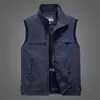 Chaleco Reversible de Lana para Trabajo con Logo Venta de Exposición Tienda 4S Chaleco con Lana Gruesa y Texto Impreso