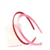Diadema para el pelo de color caramelo de 1 cm de grosor Accesorios para el pelo DIY Diadema fina de satén Venta directa de fábrica