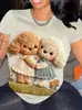 Fabricante Direto de Camisetas Femininas de Manga Curta com Estampas 3D, Feitas Sob Medida de Acordo com Seus Designs, Milhares de Estilos para Escolher, Dropshipping Disponível, Fornecimento Estável