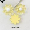 Flor de girasol transparente de hielo, hecha a mano, accesorios de resina para bricolaje, funda para teléfono móvil, horquilla, agujero para zapatos, taza de agua, pegatina para refrigerador