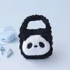 Monedero de Peluche Tejido de Dibujos Animados Ins Bolsa Portátil para Almacenamiento de Cables de Auriculares Bolsa Linda de Niña para Almacenamiento de Joyas