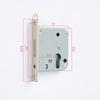 Cerradura de puerta de habitación pestillo simple pestillo de madera cerradura de puerta de habitación cerradura de puerta de baño cilindro de cerradura baño pestillo simple accesorios de puerta de casa cuerpo de cerradura