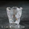 Taza de té de vidrio martillado estilo japonés Taza transparente de cristal Juego de té Kung Fu Hogar Maestro Taza de té pequeña Tazón de té