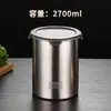 Acero Inoxidable 316 Tarro Sellado Tarro de Almacenamiento Grado Alimenticio Caja de Conservación Caja de Almacenamiento para Cereales de Cocina Tarro para Té Café