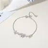 Novo Estilo de Verão Douyin Exquisito e Versátil Pequena Pulseira Fresca de Zircônia Personalizada Joia de Mão de Luxo Leve de Alta Qualidade