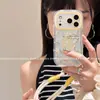 Funda para Teléfono Móvil Adecuada para Apple 17Promax con Correa Nicho Iphone17 Funda de Teléfono Móvil Elegante Flores Amarillas