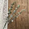 Pico de bambu de galho alto céu estrelado dente-de-leão verde escuro verde claro estilo floresta celebração de casamento decoração marcador de corredor arranjo de flores teto alto material de folha