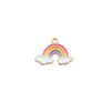 Panjia nuevo éxito de ventas donas aguacate arcoíris con cuentas DIY accesorios pulsera pulsera