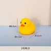 Patinho amarelo bebê crianças brinquedos de banho de água apertar chamar música voz brinquedo ornamentos loja de milk tea presente atacado