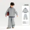 Conjunto Casual Falso de Dos Piezas para Niños Niños 2026 Otoño Nuevo Estilo Ropa Holgada para Niños Conjunto de Dos Piezas Primavera Otoño