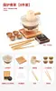 Bandeja, bandeja para hervir té en horno, bandeja para frutas, bandeja para postres chinos, bandeja para pasteles, bandeja para pasteles, bandeja para frutas secas de rejilla de nueve cuadrados, accesorios