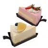 Base Triangular de Plástico para Mousse Base para Pastelería Espesada Empaque para Hornear Base para Cortar Pasteles Tapete para Mousse