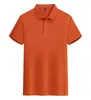 6806 Tiski Camiseta Solapa Cuello POLO Color Sólido Verano Combinable de Cualquier Manera Manga Corta Unisex Casual Cómoda Clásica para Hombres y Mujeres