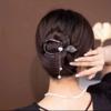 Coreano Nova Chegada Pearl Fishtail Clip Verão Cyber Celebrity Hairpin Costas da Cabeça Feminino Elegante Clipe de uma palavra Sentimento Clip Headwear