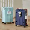 ¡Wow Maleta Personalizable con Marco de Aluminio, Diseño de Bloques de Color, Maleta de Viaje con Ruedas Universales, de 20 Pulgadas para Mujeres y Hombres, Equipaje de Mano para Estudiantes, de 24 Pulgadas