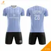 Uniformes de Fútbol Digitales Estampados de Cuerpo Completo Personalizados como un Juego Completo de Uniformes Transpirables de Secado Rápido para Clases de Fútbol Infantil