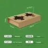Saco de papel Kraft espesso Renbo bolsa para viagem embalagem para milk tea padaria saco para copo bebida café saco de papel