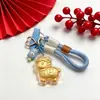 Año de la Oveja Llavero Dorado Rico Colgante para Bolso Colgante para Teléfono Set de Caja de Regalo Regalo de Negocios Recuerdo Al Por Mayor