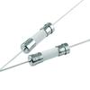 Fusible de 5 * 20 mm, tubo de vidrio 5X20, tubo cerámico simple con pasador de doble tapa, fusible de corriente de 250 V a 125 V