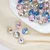 Decoración de Uñas Cuadradas Gruesas de Moda Diamante Deslumbrante Nido de Pájaro Corte Fondo Puntiagudo Cuadrado Irregular Pedrería para Uñas