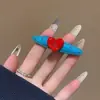 Pinzas Dulces con Lazo para el Cabello de Niñas, Pasadores Exquisitos de Alta Gama, Pinzas Lindas de Dibujos Animados para Flequillo de Niñas, Accesorios Versátiles para el Cabello