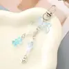 Nuevo llavero con lazo acrílico, colgante con personalidad, colgante para bolso, funda para auriculares, cadena, joyería