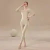 Conjunto de Ropa Interior Térmica Zhen De Rong Bayer para Hombres y Mujeres, Antibacteriano, Generador de Calor, Forro Polar, Engrosado, Tops y Pantalones Térmicos de Cachemira para Mujeres