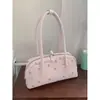 Bolsa de Mão Feminina Moda Primavera Transfronteiriça 2026 Nova Estampa Floral Bolsa Bowling Moda Bolsa de Ombro para o Dia a Dia