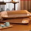 Funda de almohada de esterilla de verano funda de almohada un par de esterilla de verano tipo sobre individual seda de hielo individual suave alfombrilla para almohada pieza de almohada paquete individual