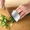 Aço inoxidável 304 utensílio de cozinha cortador de vegetais protetor de dedo anti-corte mão cortador de vegetais protetor de dedo auxiliar