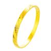 Nueva pulsera de hebilla oro arena de Vietnam joyería para mujer latón chapado en oro esmerilado pulsera abierta fabricantes de joyería venta al por mayor