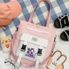 Bolso de hombro para estudiantes de secundaria, bolso de mensajero con hoja de carbón periférica para matar fantasmas, de anime Zhilang, para hombres y mujeres, estudiantes de secundaria.