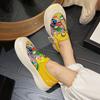 Mocasines Mary Jane Mujer Al por Mayor Nuevos Primavera Suela Gruesa Perezosos de un Paso Zapatos de Lona Zapatos Deportivos Casuales