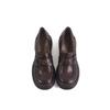 Zapatos de Cuero Gruesos y de Corte Profundo sin Rozaduras para Mujer, Mocasines Camelia de Piel de Vaca con Forro de Lana para Mujer, Otoño 2025