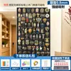 Tablero de Exhibición de Imanes para Refrigerador Panel de Pared Magnético Pizarra Blanca Pared de Fotos Pizarrón Pequeño Magnético Estante de Almacenamiento Decorativo para el Hogar