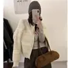 Casaco suéter feminino, estilo coreano, versátil para outono e inverno, caimento solto, efeito emagrecedor, design retrô, zíper duplo, blusa de malha da moda com mangas compridas