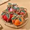 Saquinho Perfumado Ruyi de Caqui Bolsa Vazia Pacote de Material Artesanal DIY Bolsa Perfumada Bolsa da Sorte Portátil Pequeno Presente
