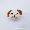 Jirafa de hilo tejida a crochet, cachorro, limón, fruta DIY clips para el pelo hechos a mano, diademas, decoraciones para sombreros, accesorios y colgantes
