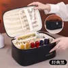 Bolsa de Cosméticos Cuadrada Elegante para Productos Nuevos Transfronterizos Bolsa de Almacenamiento de Cosméticos Multifuncional de Gran Capacidad Estuche de Cosméticos Bolsa