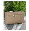 Bolsa para Fiambrera 27 de Comercio Exterior Transfronterizo con Patrón de Lichi Hebilla Dorada Bolsa Caja Cuero Genuino Bolso de Hombro Cruzado Simple y Elegante