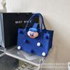 Muñeca de Dibujos Animados Bolsa de Fieltro Bolsa de Compras Caja de Regalo Linda para Niños Bolsa de Hombro de Fieltro para Banquete de 100 Días de Bebé