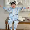 Saco de dormir cálido de franela para niños en invierno, Ropa de dormir engrosada para proteger la barriga para niños mayores, Pijama de una pieza para estar en casa