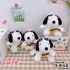 Gafas de Sol Lindas Colgante de Snoopy Guitarra de Peluche Creativa Llavero Colgante de Snoopy Corazón Femenino Colgante para Mochila Escolar