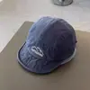 Boné de beisebol de cinco painéis macio com aba curta estilo japonês de alta qualidade para mulheres, chapéu de sol de rua para estudantes, boné tipo bico de pato para atividades ao ar livre para homens