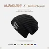 Gorro Unisex Quente Confortável Versátil Amigo da Pele Chapéu de Tricô Grande e Solto para Circunferência da Cabeça Chapéu de Lã Novo Outono Inverno