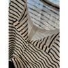Yuran 26 Estilo Nuevo de Principios de Primavera Amigable con la Piel Acetato Tencel Rayas Falso Dos Piezas Cuello Henley Casual Manga Corta Camisa