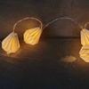 Lámpara de origami con pantalla LED y cadena de luces colgantes a batería, accesorios para decoración navideña con certificado FSC.