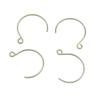 Accesorios de cobre directos de fábrica joyería hechos a mano pendientes diy material para hacer pendientes Puente puente pequeño medio anillo gancho para la oreja
