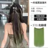 Piezas Coloridas para Teñir el Cabello Colgantes de Oreja, Mechas Invisibles para el Cabello, Mechas de Cabello Simuladas, Extensiones de Cabello para Mujeres, Peluca Roja de Una Pieza para Aumentar el Volumen del Cabello