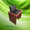 Mesa de Computador com Painel Móvel Xizang para Alunos do Ensino Fundamental e Médio, Mesa de Computador de Canto, Mesa Pequena Embutida com Tampo Flip-Top para Duas Pessoas